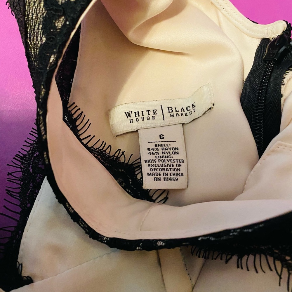 Stunning Black Lace Dress | White House Black Market - Picture 11 of 14